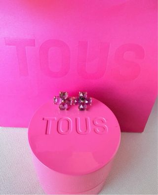 Pendientes Tous Daisy oro y amatista
