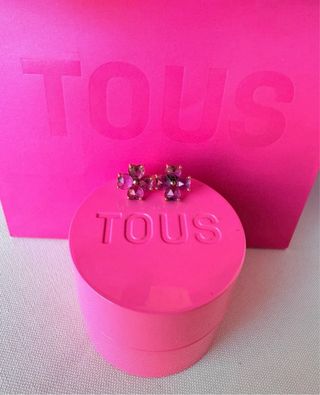 Pendientes Tous Daisy oro y amatista