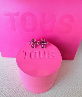 Pendientes Tous Daisy oro y amatista