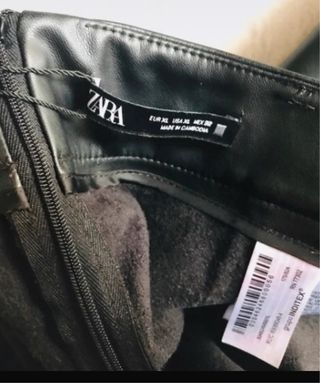 Falda negra Zara - Nueva. Temporada otoño invierno