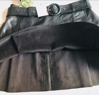 Falda negra Zara - Nueva. Temporada otoño invierno