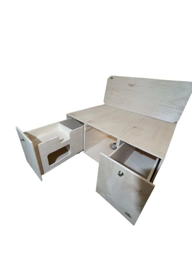 Kit camper plegable: mesa y bancos