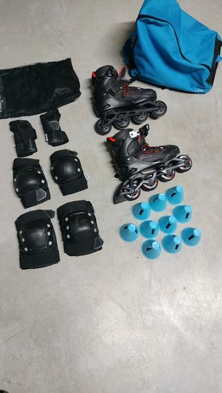 Patines linea + protecciones