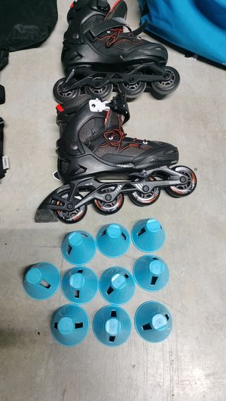 Patines linea + protecciones