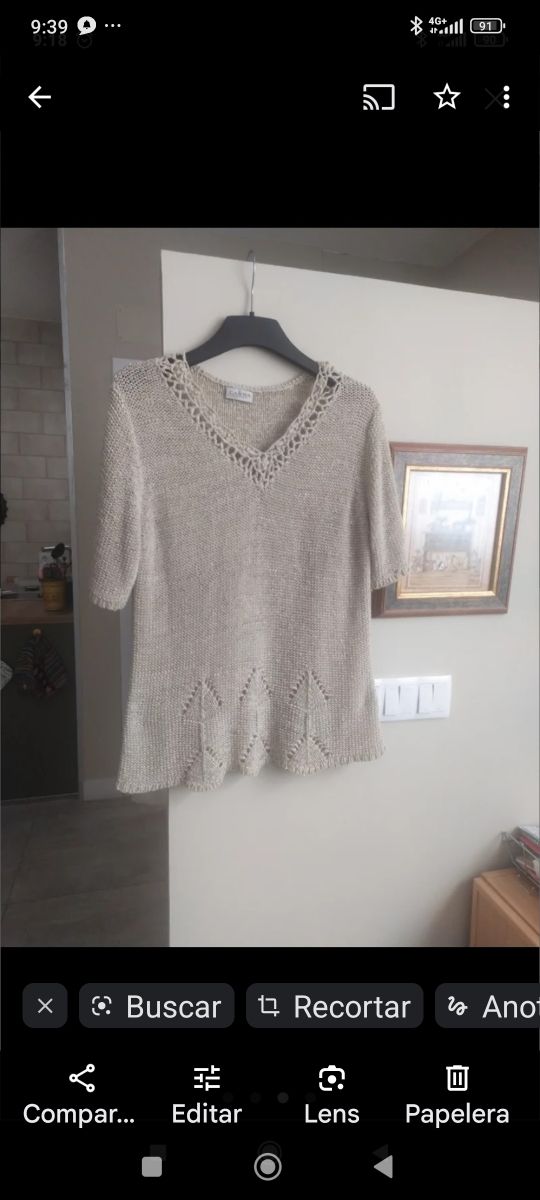 Jersey CANDA beige - Talla L