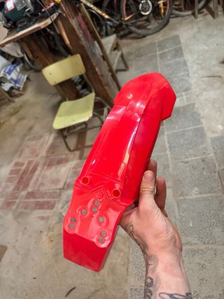 Guardabarros rojo KTM 85