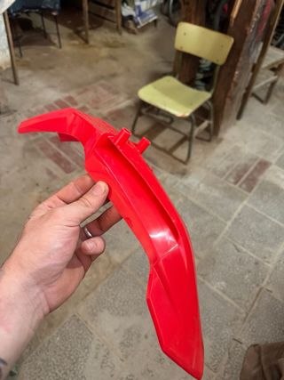Guardabarros rojo KTM 85