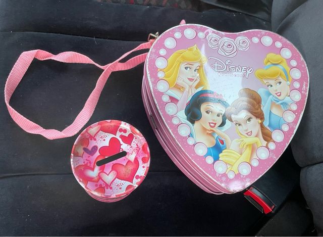 Lata corazón Disney Princess + hucha