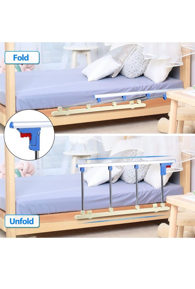 Barandilla cama plegable - seguridad
