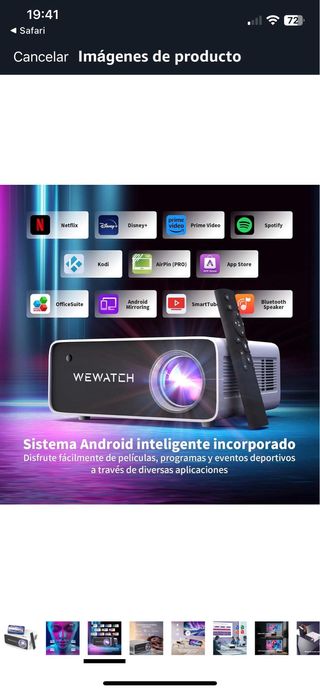 Proyector WEWATCH V51 pro 1080p