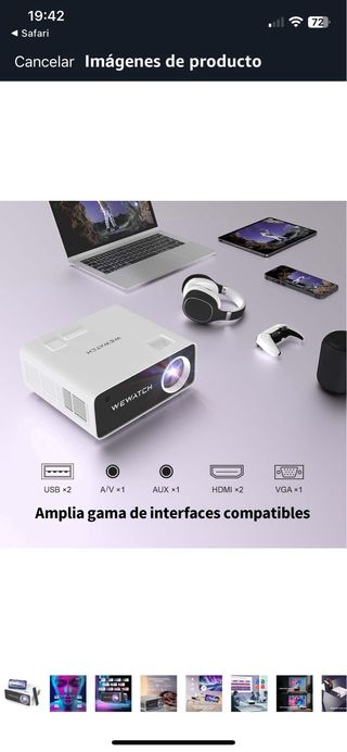 Proyector WEWATCH V51 pro 1080p