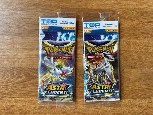 2x Bustine Pokémon Spada & Scudo Astri Lucenti