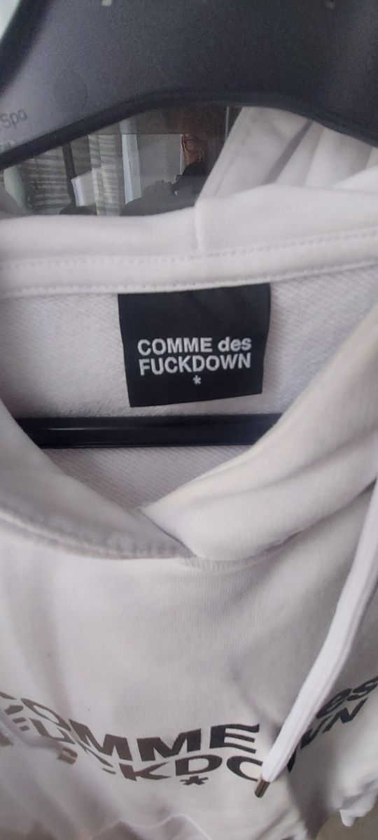 Felpa Comme des Fuckdown bianca