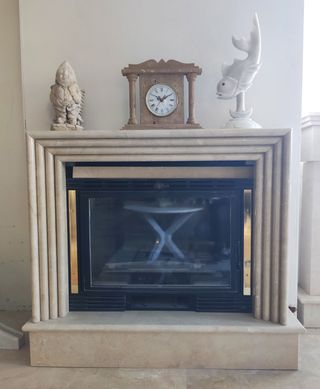 Chimenea Mármol Beige