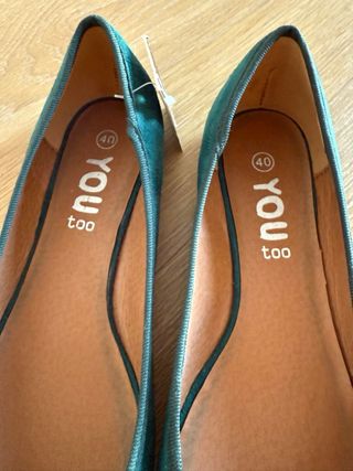 Manoletinas You Too - Verdes - Talla 40