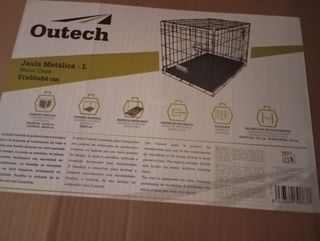 Jaula Metálica Plegable Outech - L