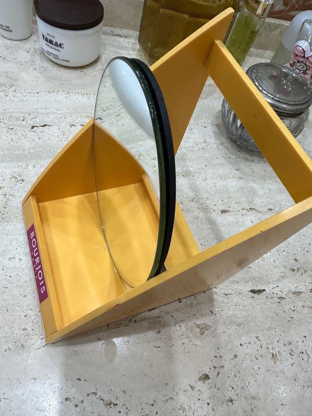 Espejo tocador Bourjois - Amarillo