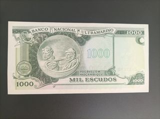 Billete 1000 Escudos Mozambique 1972 SC