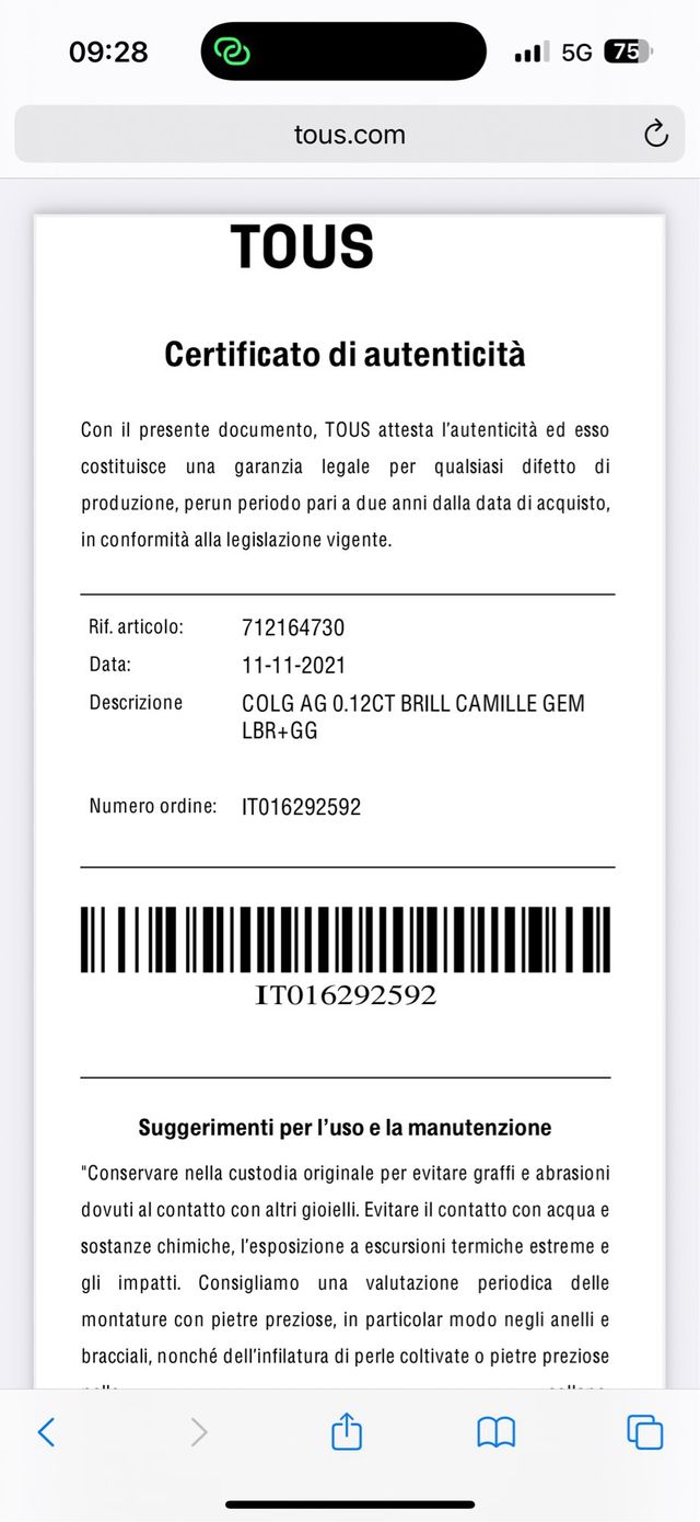 Collana Tous Camille Labradorite