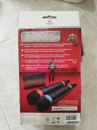 Micrófonos SingStar inalámbricos PS2-PS3