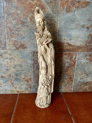 Estátua de marfim - Arte Asiática