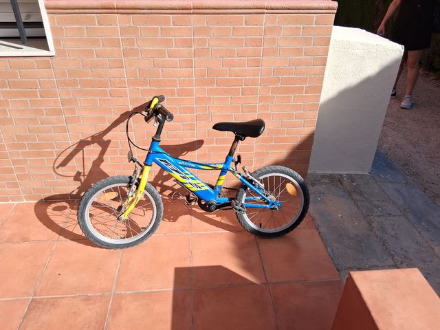 Bicicleta niño 16" azul