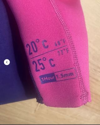 Traje neopreno niña 3-4 años