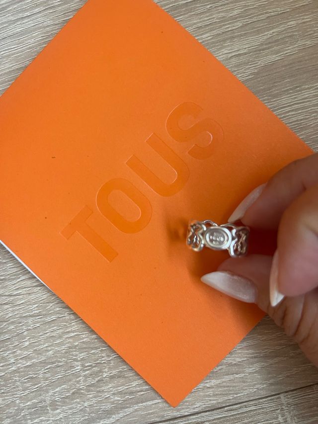 Anillo Tous plata - Talla 10