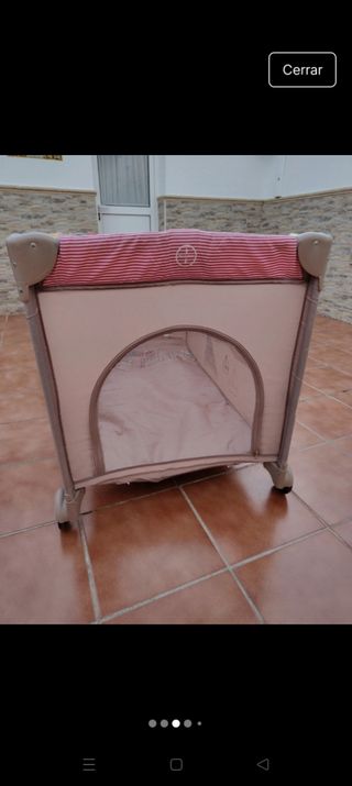 Cuna de viaje bebe