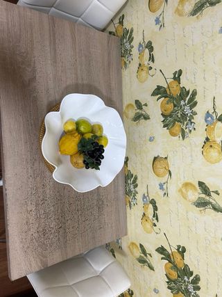 Mesa plegable madera cocina + 2 sillas acolchadas