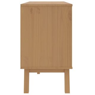 vidaXL Mesita de noche OLDEN madera maciza de pino