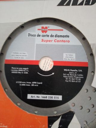 Disco de corte 
