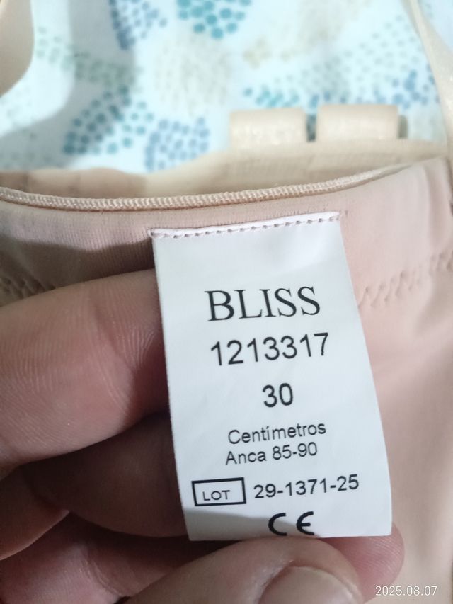 Cinta cirúrgica bege - pós-cirurgia