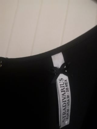 Vestito Stradivarius nero tg M