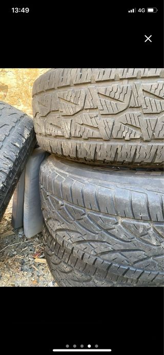 llantas con neumatico all terrain  275/70R16
