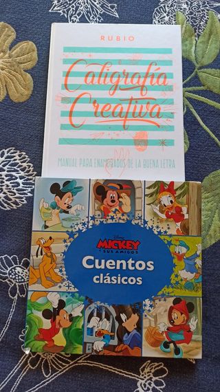 Caligrafía creativa Rubio y regalo libro de cuento