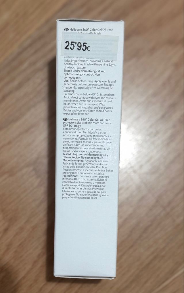 Fotoprotección avanzada con color Heliocare 360º 