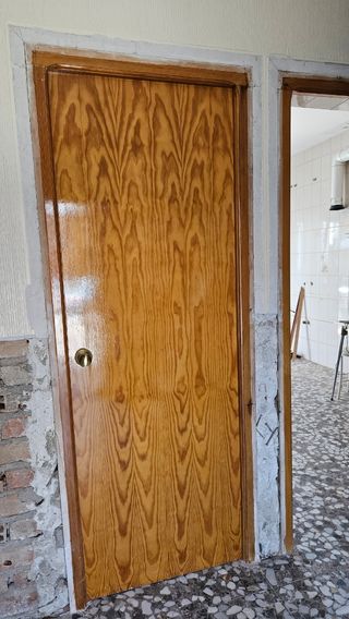 7 Puertas de interior pino huecas.