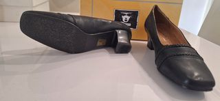 Scarpe Steel-Land nere - tacco medio