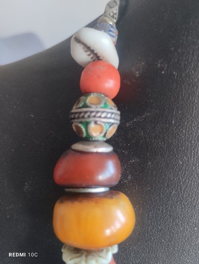 Collar bereber antiguo multicolor