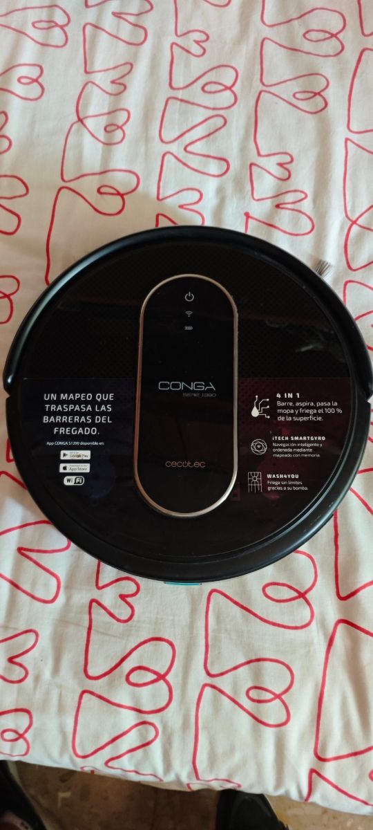 Robot aspiradora Conga 1390