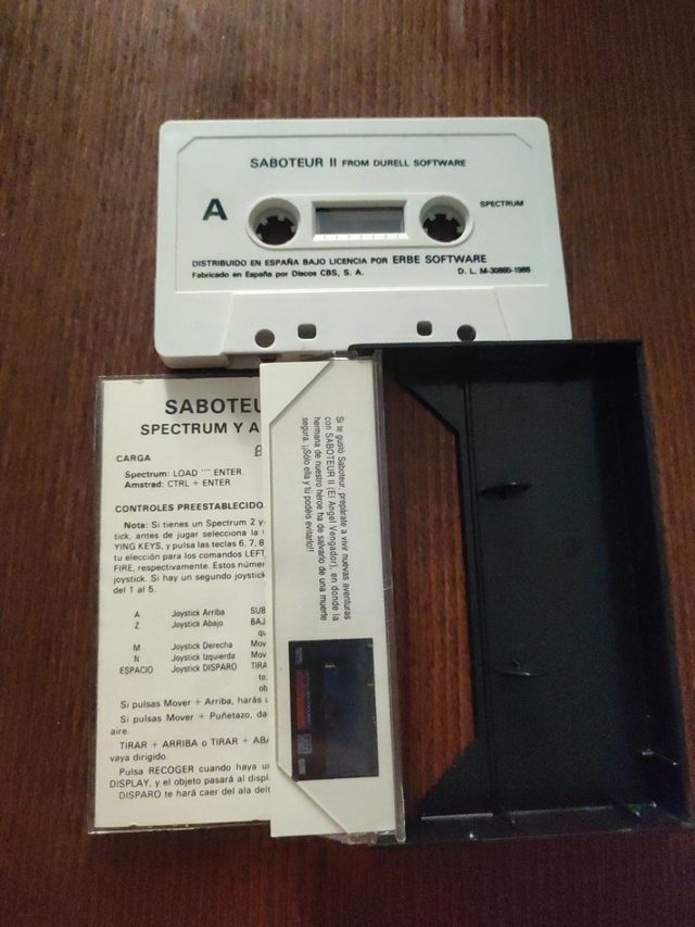 Saboteur II - Cinta ZX Spectrum