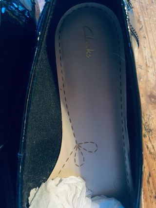 Zapatos Clarks negros - talla 41.5