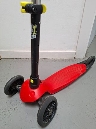 Patinete Btwin B100 rojo