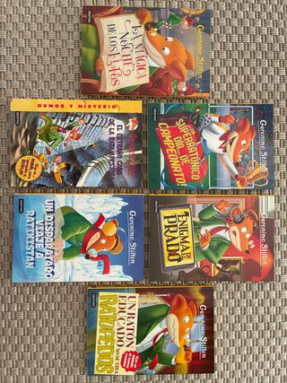 6 Libros Geronimo Stilton 