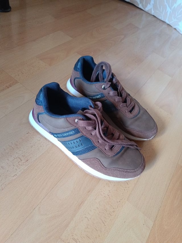 Zapatillas hombre marrón - talla 41