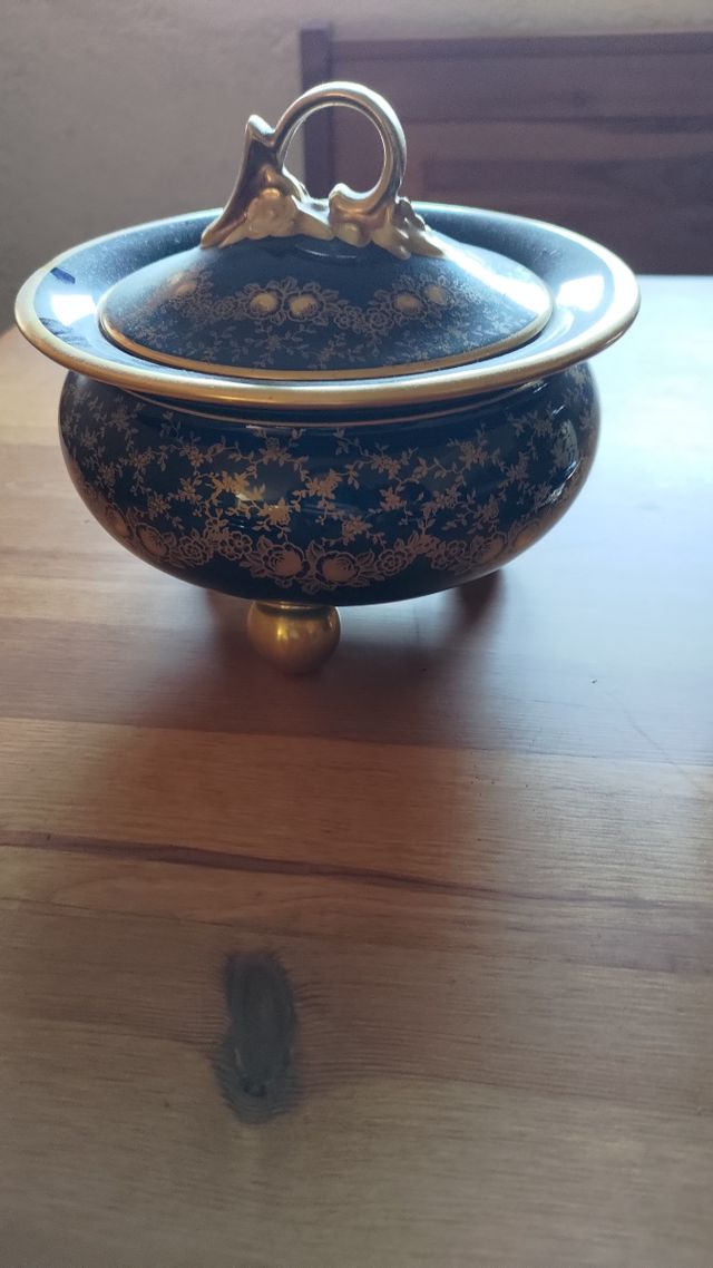 Juego azucarero y azucarera porcelana