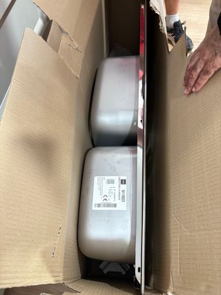 Fregadero doble Teka acero inoxidable