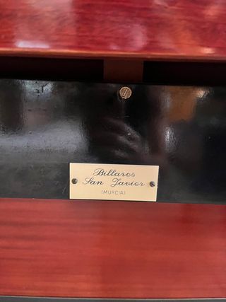 Mesa billar de carambola