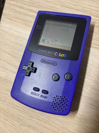 Game Boy Color Viola + Super Mario Land